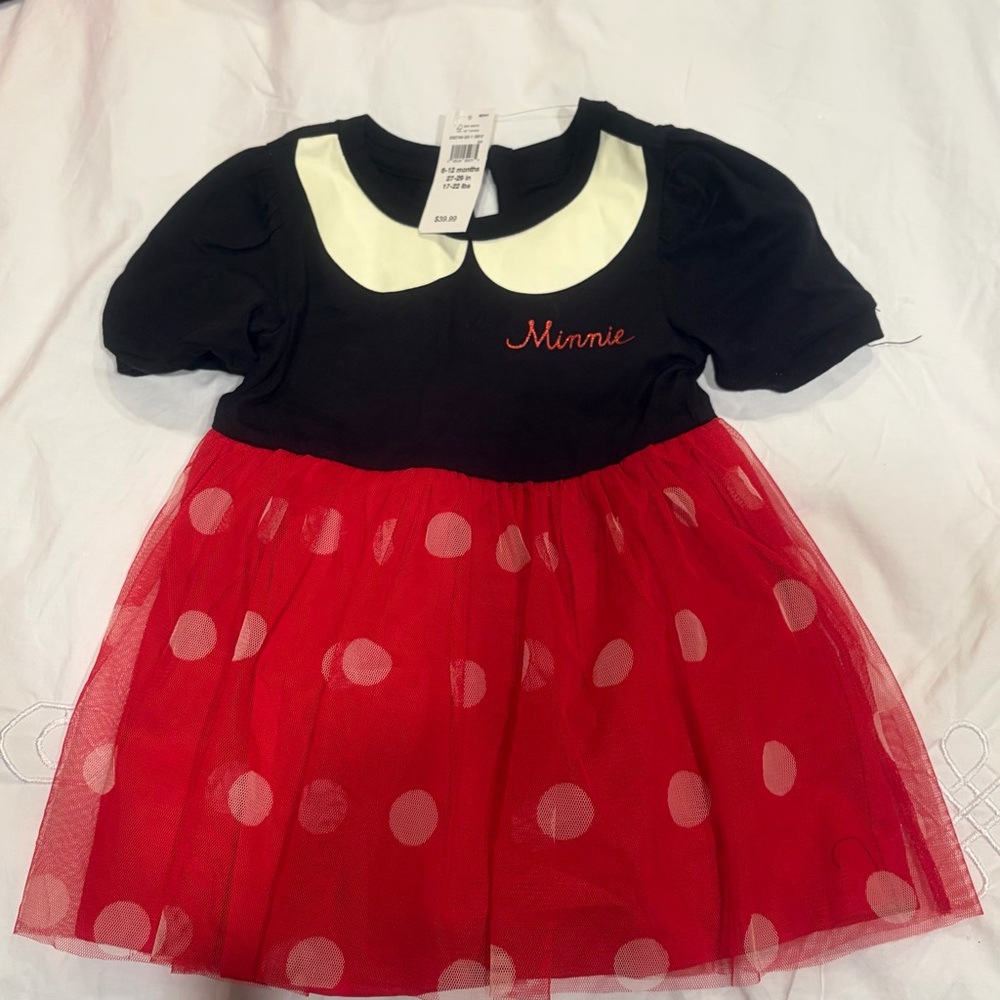 Minnie Mouse Red and Black Dress